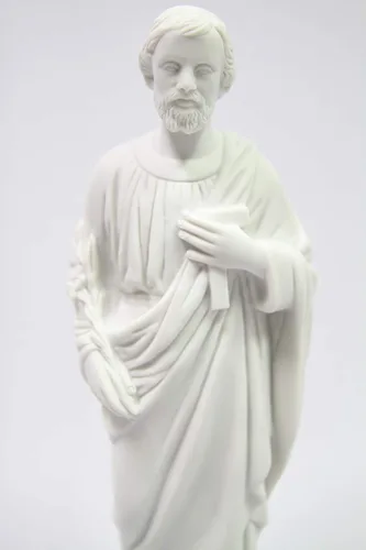 Vista 2 de Vittoria Collection Figura de escultura de estatua de San José de 12 pulgadas, fabricada en Italia, para interiores y exteriores