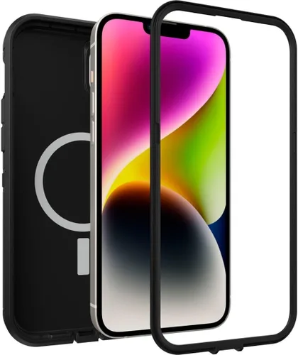 Vista 2 de Funda OtterBox DEFENDER SERIES XT con MagSafe para iPhone 14 Plus - Negro