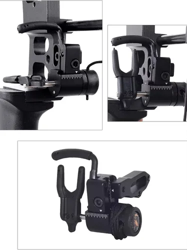 Vista 5 de FUNTRES Arrow Rest Drop Away Arrow Rest Archery Compound Bow Arrow Rest for Pulley Bows