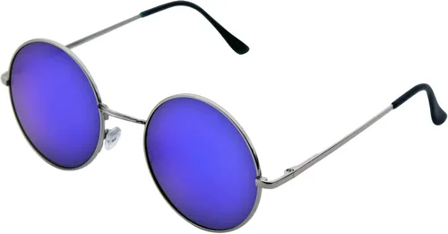 Vista 4 de Lentes de sol de inspiración retro para hombre y mujer, lentes de colores retro