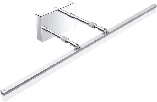 Vista 28 de Aipsun Luces LED de tocador de 15.7 pulgadas ajustables para baño, lámpara de pared para baño, accesorio de iluminación sobre espejo cromado moderno