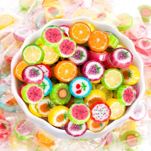 Vista 8 de Paquete de 100 rebanadas de caramelo duro de Halloween, discos de caramelo