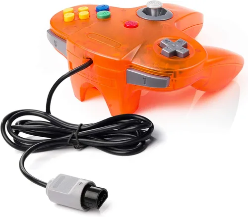Vista 3 de Paquete de 3 controladores clásicos N64, suily Retro N64 Gaming con cable con cable y joystick Plug & Play (sin versión USB)