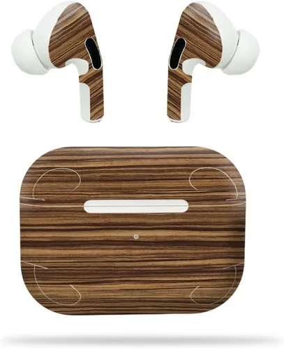 Vista 15 de MightySkins - Compatible con Apple Airpods Pro - Pared negra Funda protectora de vinilo duradera y única Fácil de aplicar, quitar y cambiar