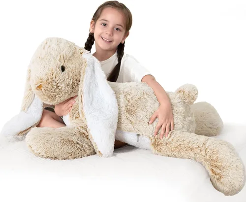 Vista 6 de BENINY Juguete de Peluche Grande de Ajolote Azul, Animal de Peluche Gigante de Ajolote de 39", Juguetes Grandes Regalo para Niñas Niños, Almohada