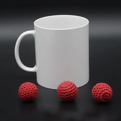 Vista 3 de ZQION Taza Chop Cup Tazas magnéticas Tazas mágicas y bolas Trucos de magia Primer plano Trucos de magia Escenario Mentalismo mágico Magia