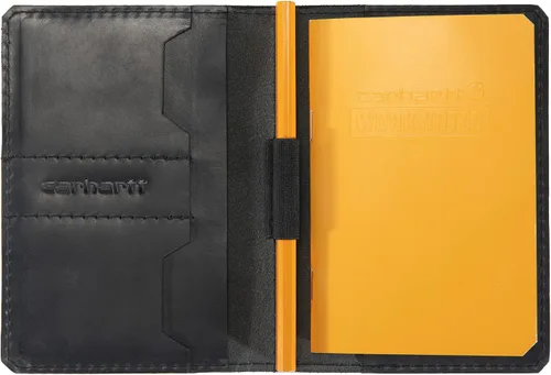 Vista 4 de Carhartt Carteras de cuero Craftsman para hombre, disponibles en varios estilos y colores, color negro (cuaderno)