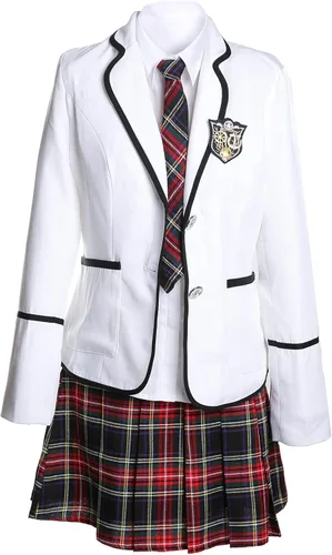 Vista 12 de URSFUR Conjunto de uniforme escolar japonés de estilo británico para mujer, disfraz de cosplay de anime para niña Estilo 1