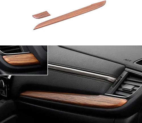 Vista 7 de Rifoda Para Honda CRV CR-V 2017 2018 2019 2020 2021 2022 Cubierta del panel de instrumentos Calcomanías Decoración interior Accesorios
