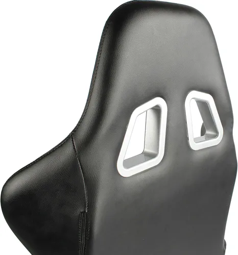 Vista 12 de Techni Sport RTA-TS51-BK - Silla para juegos, color negro Adjustable lumbar support, adjustable armrests, carbon fiber look, 300 lb capacity