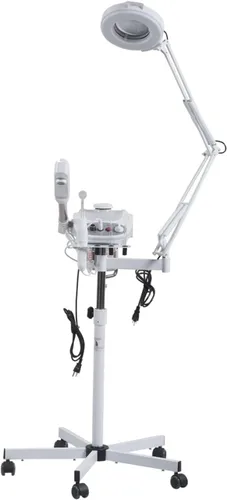 Vista 2 de Funnylife Vaporizador facial de ozono de aromaterapia 3 en 1 y lámpara Mag y alta frecuencia