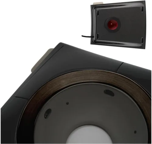 Vista 5 de Kensington Ratón SlimBlade Trackball con cable (K72327U), color negro Conexión por cable USB, control preciso de la bola, trackball ergonómico