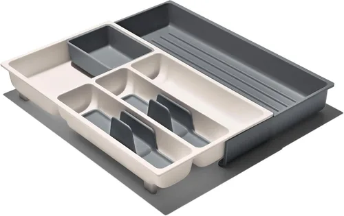Vista 12 de OXO Cajón Good Grips, organizador grande de herramientas de cocina expandible, color blanco