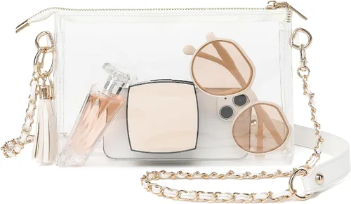 Vista 10 de YGR Bolso cruzado pequeño para mujer, aprobado por estadios, para conciertos, bailes, eventos deportivos, fiestas