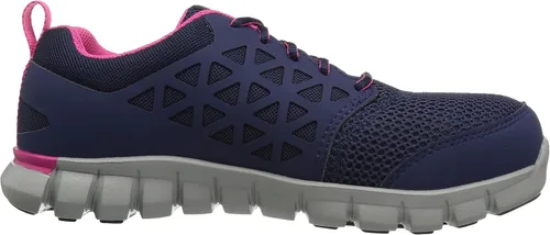 Vista 6 de Reebok Work RB044 - Cojín sublite para mujer, puntera de seguridad de aleación de trabajo, Azul