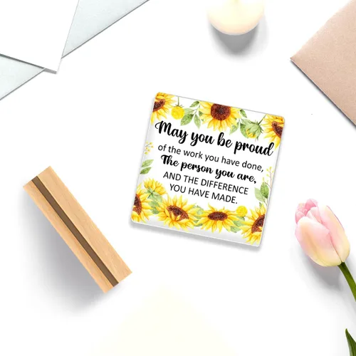 Vista 7 de Regalos de agradecimiento de jubilación para mujeres, regalo de mentor de entrenador, regalo de trabajador social, placa de oficina regalo