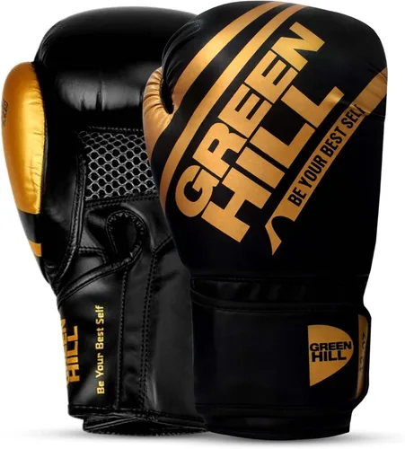 Vista 11 de Green Hill Unique Leather Boxing Gloves Set for Men & Women