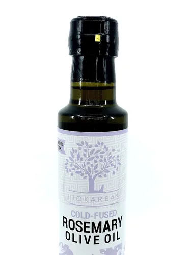 Vista 2 de Aceite de oliva virgen extra de romero - fundido en frío - prensado en frío con romero fresco - fuente única - Primero prensado - Sin OMG - Sin