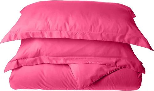 Vista 5 de Elegant Comfort Resistente a las arrugas, juego de funda de edredón de microfibra de 2 piezas de alta calidad hotelera, 1500 hilos, sólido Aqua