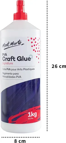 Vista 6 de Mont Marte Pegamento PVA Pegamento Artesanal, Punta Fina 1L