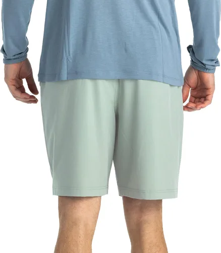 Vista 18 de Free Fly Pantalones cortos Breeze para hombre, entrepierna de 8 pulgadas, de secado rápido, ligeros, con protección solar UPF 50+