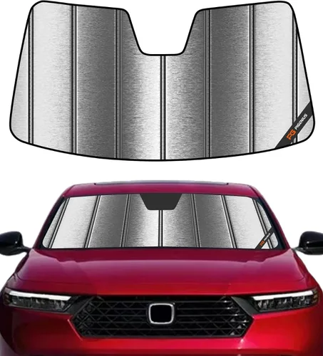 Vista 19 de Parasol para parabrisas Pigenius para Honda Accord 2023-2026, parasol personalizado para ventana delantera - Cuero