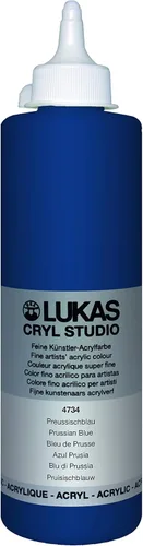 Vista 16 de Lukas CRYL Studio Artist - Pintura acrílica para artistas, Alizarín Carmesí, botella de 250 ml - Pinturas acrílicas de alto pigmento para pintar