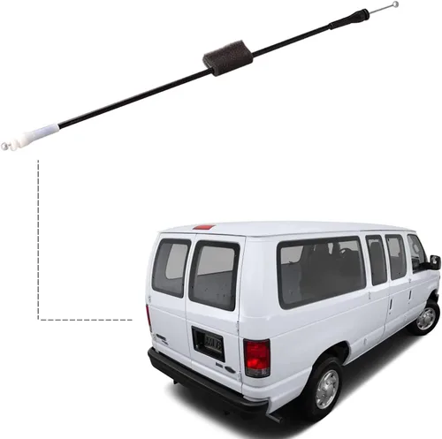 Vista 3 de Cable de pestillo de puerta de carga del lado izquierdo trasero compatible con Ford E150 E250 E350 E450 reemplaza 924-352 8C2Z15431A03A