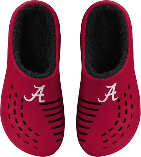 Vista 22 de FOCO Men's NCAA Sherpa Lined Big Logo Clog