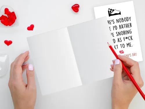 Vista 3 de XXDJLP Regalo travieso del día de San Valentín para marido, tarjetas divertidas del día de San Valentín para novio, regalos románticos de Vday