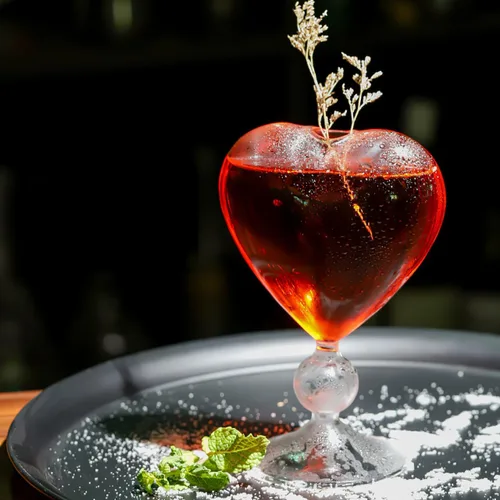 Vista 3 de Copas de Martini con forma de corazón transparente para el día de San Valentín, copas de vino creativas para KTV, hogar, bar, club, restaurante, 2