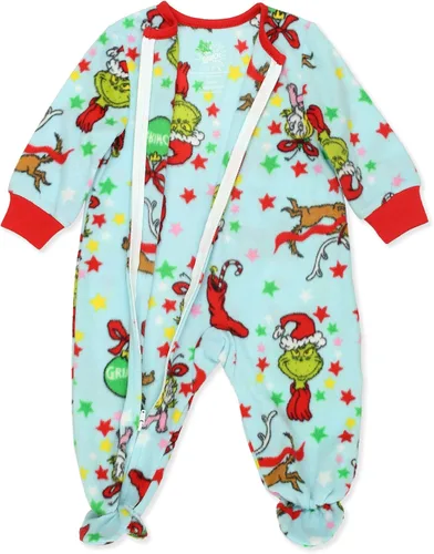 Vista 6 de Dr. Seuss The Grinch Characters - Pijama para bebé con pies
