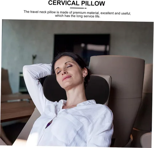 Vista 7 de Ciieeo Almohada cilíndrica para el cuello y la cintura, suministro de sueño, cojín para el cuello del coche, almohada cilíndrica, mini bolsa húmeda