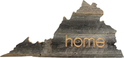 Vista 34 de Letrero de madera rústica de Alabama para casa de campo, decoración del hogar de pared estatal, es un gran regalo temático de AL para recién
