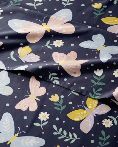 Vista 34 de CGK Linens Sábanas tamaño individual, juego de 3 piezas, de pez, color rosado, temática de animales marinos, ultrasuave, transpirable, lavable a