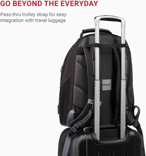 Vista 6 de Equipaje Wenger Maxxum, Negro /Gris