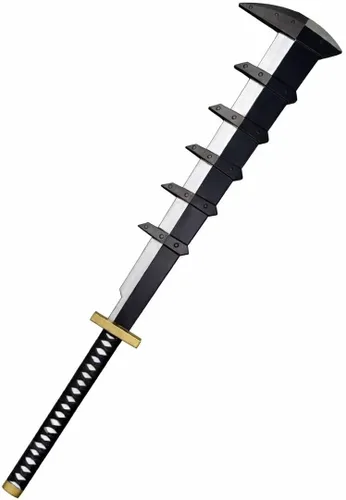 Vista 5 de 42" Fantasía Anime Japonés Ninja Cosplay Disfraz Espada Samurai Espada Kurosaki Ichigo Espada Katana Blade Halloween Arma