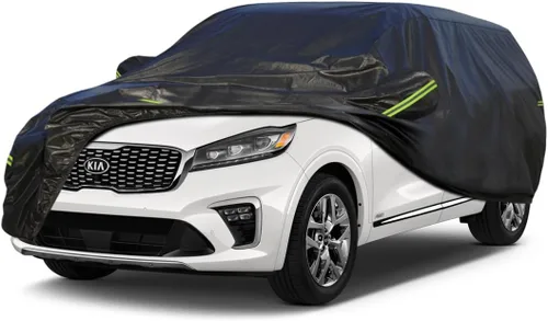 Vista 135 de KouKou Funda impermeable para automóvil SUV adecuada para BMW X1 de 2009 a 2025, 7 capas a prueba de viento para todo tipo de clima, cubierta