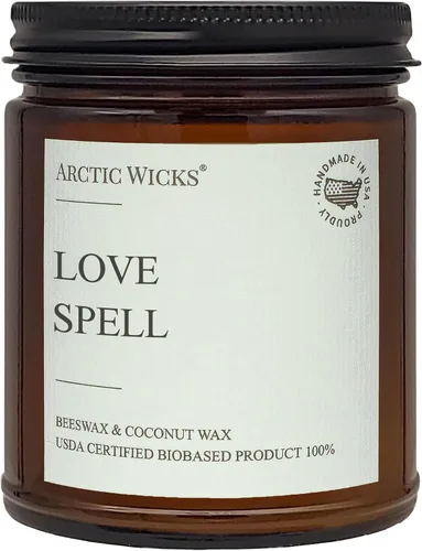 Vista 32 de Velas perfumadas de cera de abeja y coco, 9 onzas, ámbar, rústicas, no tóxicas, de combustión limpia, 100% certificada por USDA, a base de plantas