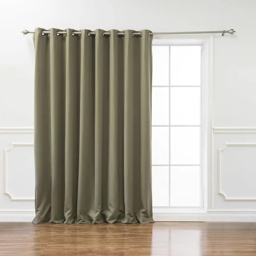 Vista 18 de Best Home Fashion Cortina térmica opaca con parte superior con ojales anchos Gris