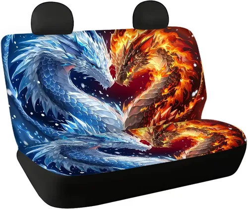 Vista 18 de AFPANQZ Funda protectora para asiento trasero de automóvil, con bandera patriótica estadounidense, solo para asiento trasero de automóvil, camión