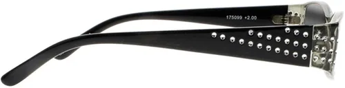 Vista 3 de SightPerk Lentes de lectura fotocromáticos de transición con diamantes de imitación completos para mujer UV400