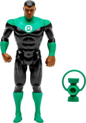 Vista 6 de Linterna Verde John Stewart (DC Super Powers) Figura de 4 pulgadas