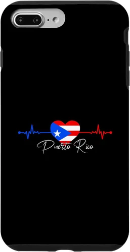 Vista 12 de Puerto Rico Boricua Heartbeat - Carcasa para iPhone 17