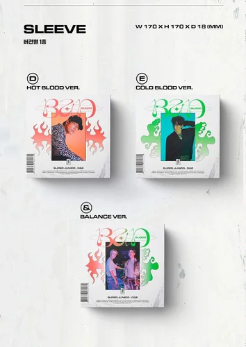 Vista 3 de Super Junior D&E - Bad Blood (4º mini álbum)+juego de tarjetas de fotos extra