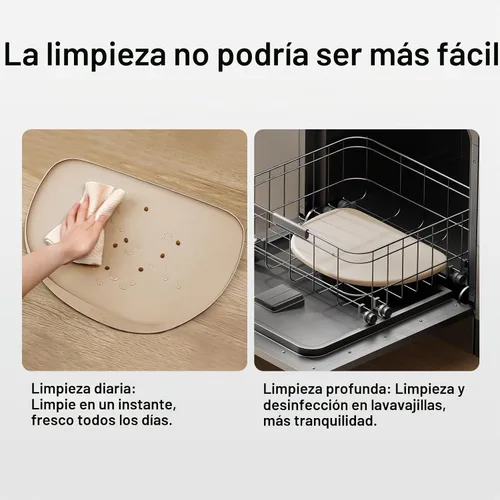 Vista 9 de DownyPaws Tapetes de comida para gatos para pisos, impermeables, sin BPA, tapete de silicona para comida de mascotas, tapete antideslizante