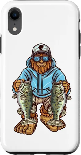 Vista 25 de Funda para iPhone 17, diseño de pescador de pie grande