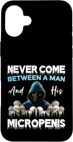 Vista 22 de Funda divertida para iPhone 16 Man and Micropenis Cringe Weird Stupid Meme