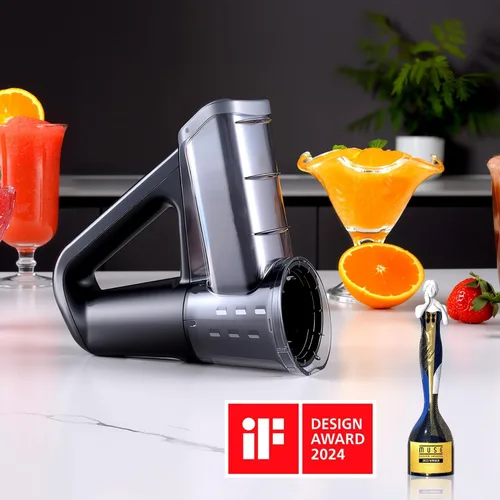 Vista 4 de Handheld Cordless Electric Snow Cone and Shaved Ice Machine, Ice Shaver