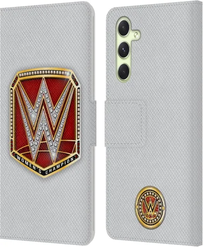 Vista 262 de Head Case Designs Officially Licensed WWE Cruiserweight Champion Title Belts Leather Wallet Case Compatible with Samsung Galaxy A07 4G Campeón